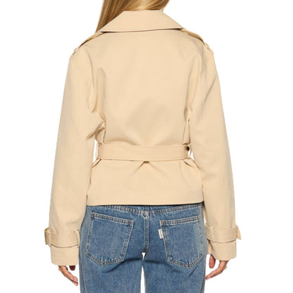 Lily Cropped Trench Coat