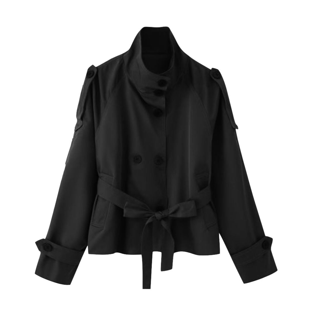 Lily Cropped Trench Coat
